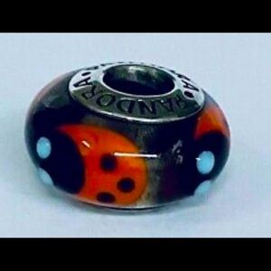 Murano glass Pandora Lady Bug